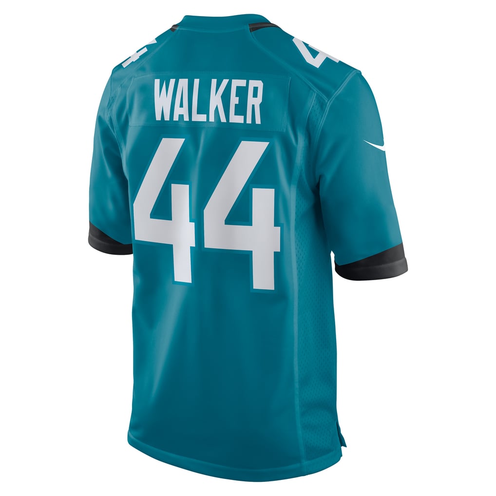 Youth Jacksonville Jaguars Travon Walker Teal Game Jersey
