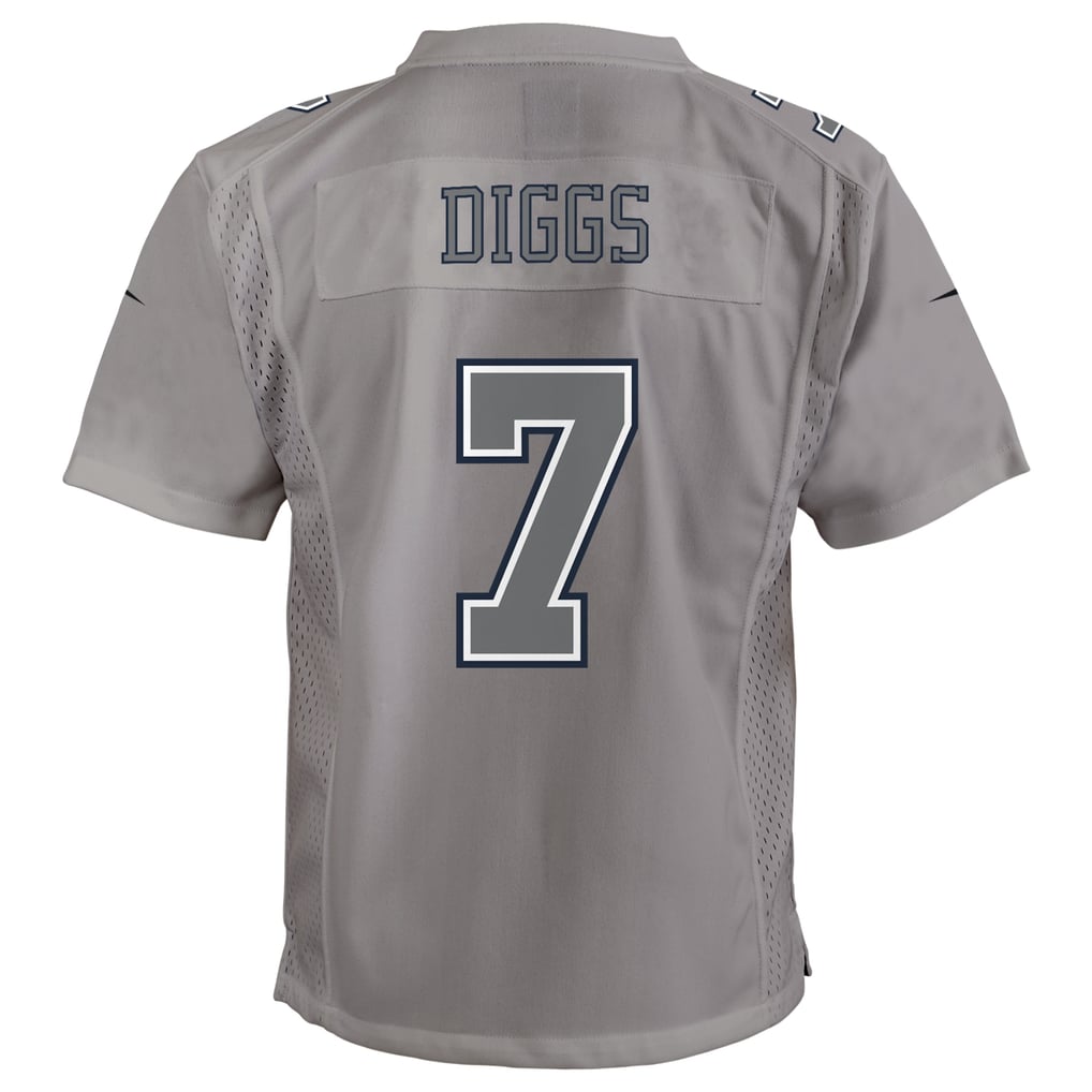 Youth Dallas Cowboys Trevon Diggs Gray Atmosphere Game Jersey
