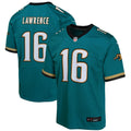 Youth Jacksonville Jaguars Trevor Lawrence Teal Game Jersey