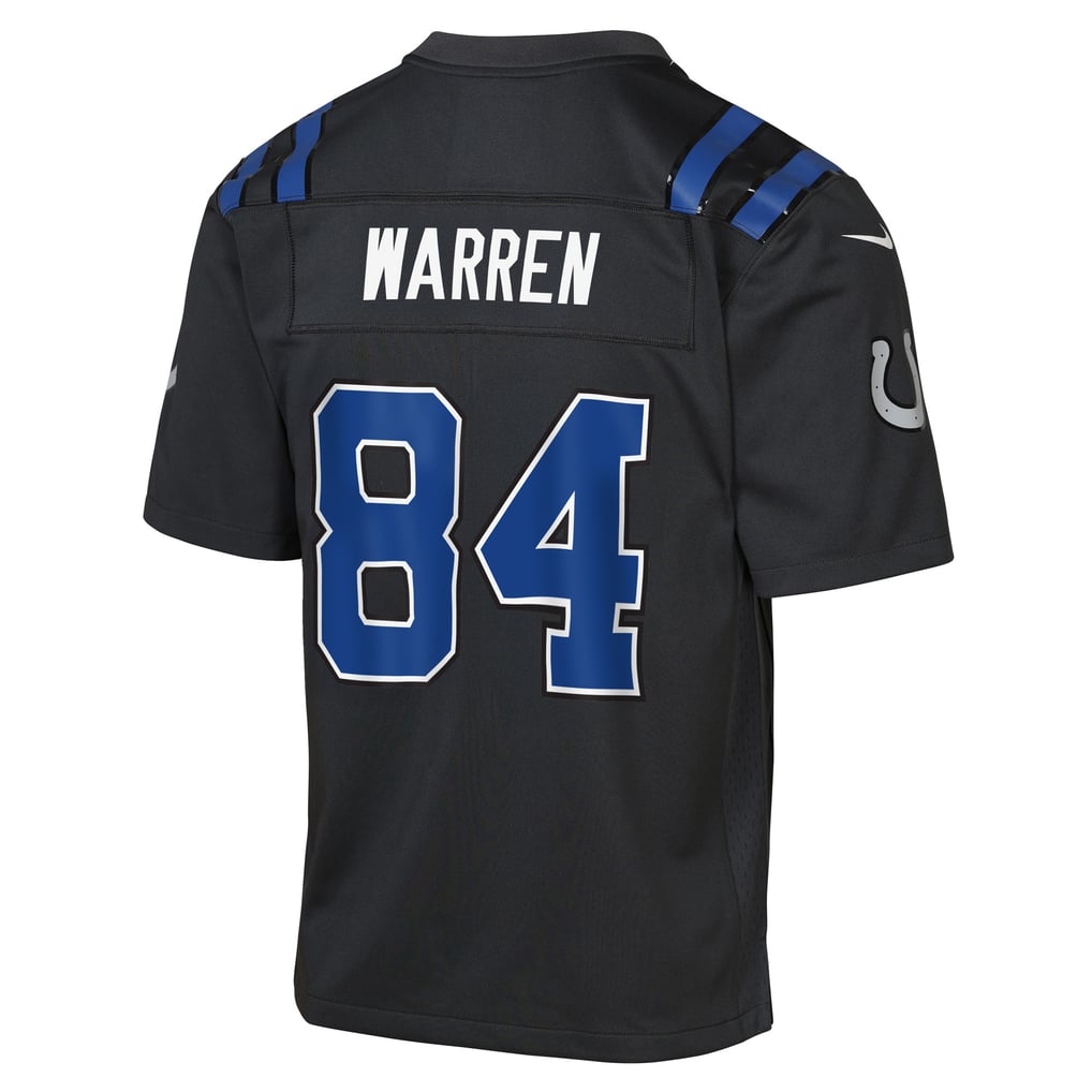 Youth Indianapolis Colts Tyler Warren Anthracite 2026 Rivalries Collection Game Jersey