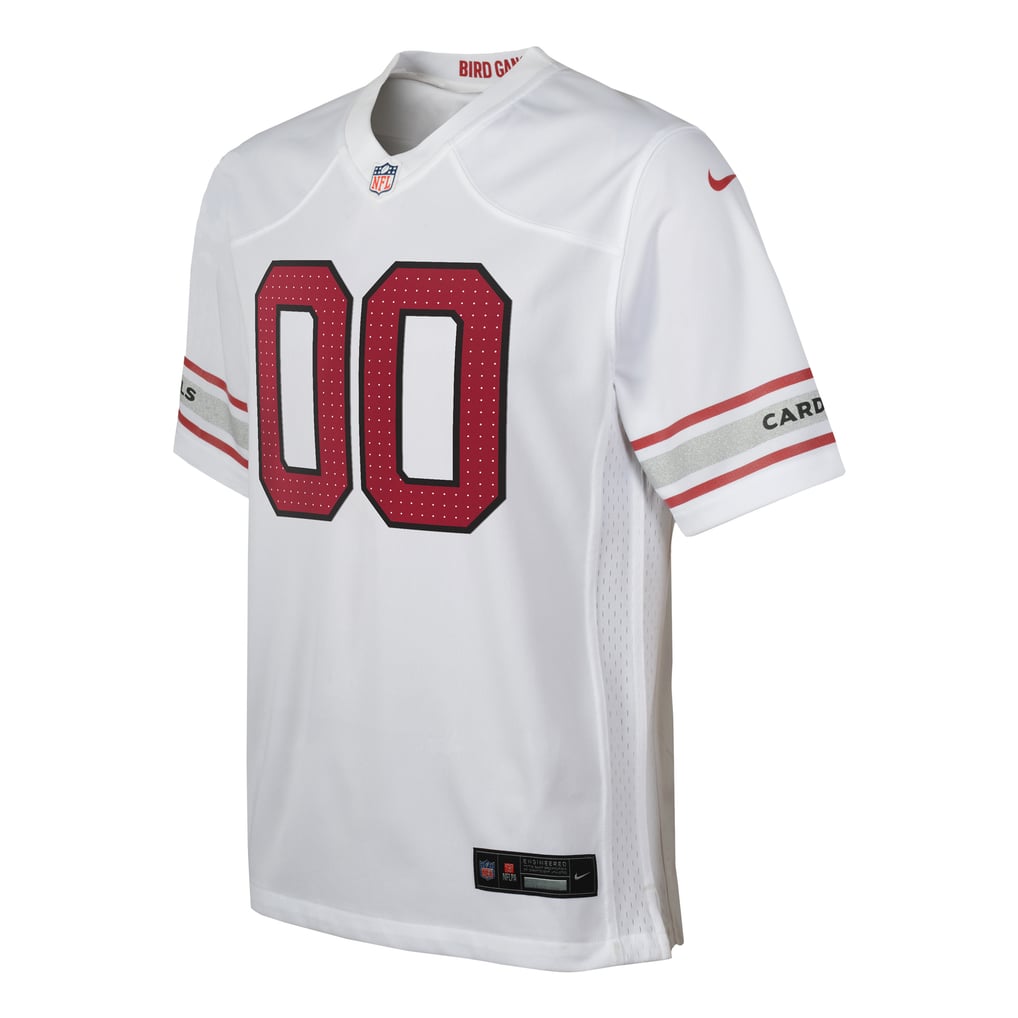 Youth Arizona Cardinals White Custom Game Jersey