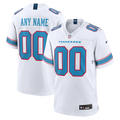Youth Tennessee Titans White Game Custom Jersey