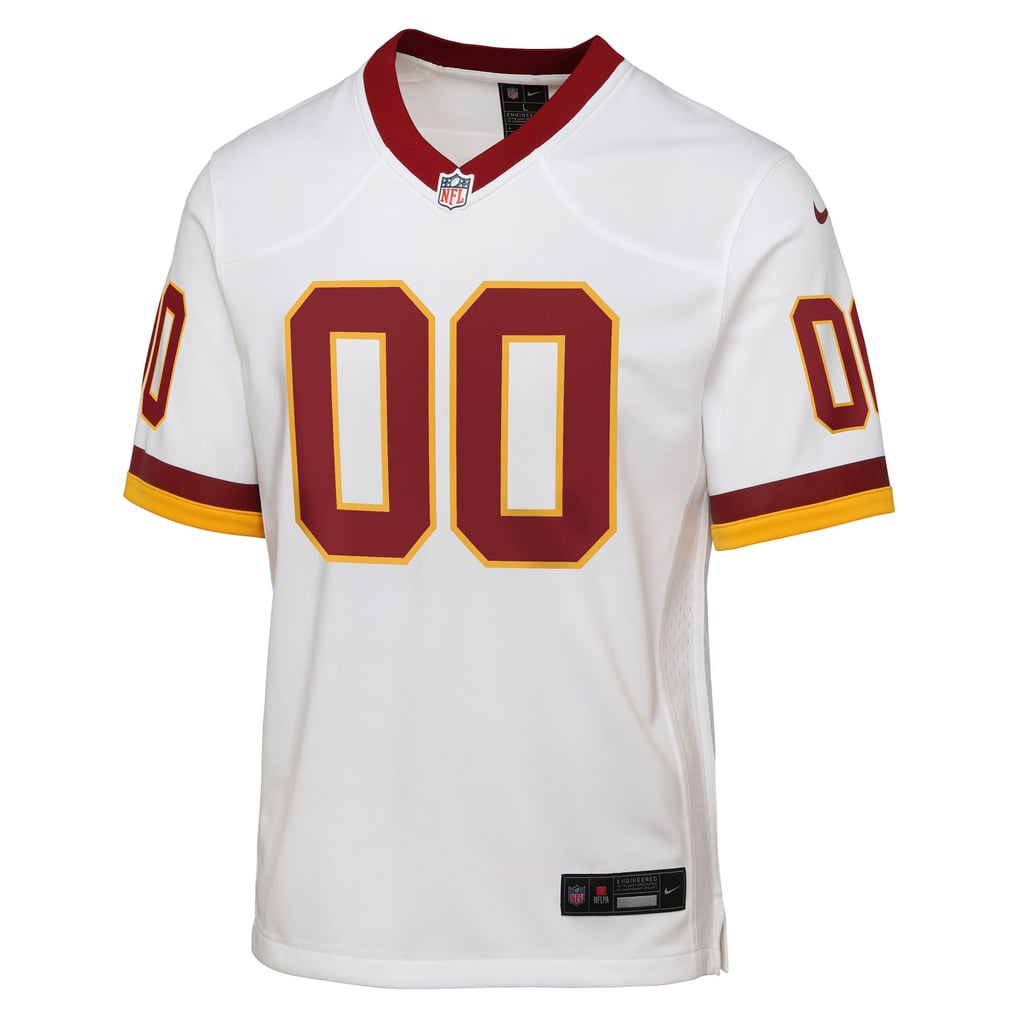 Youth Washington Commanders White Game Super Bowl Era Custom Jersey