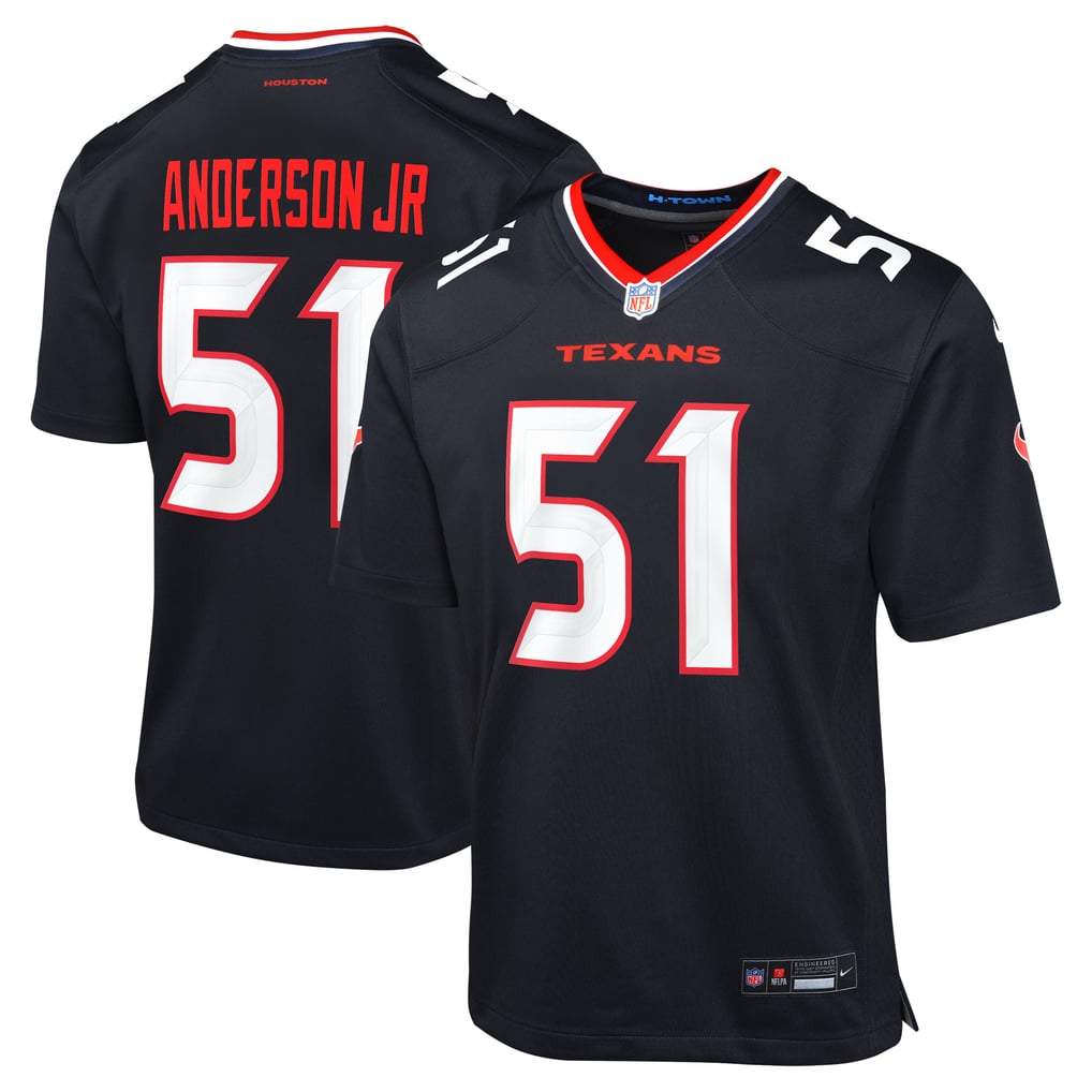 Youth Houston Texans Will Anderson Jr. Navy Game Jersey