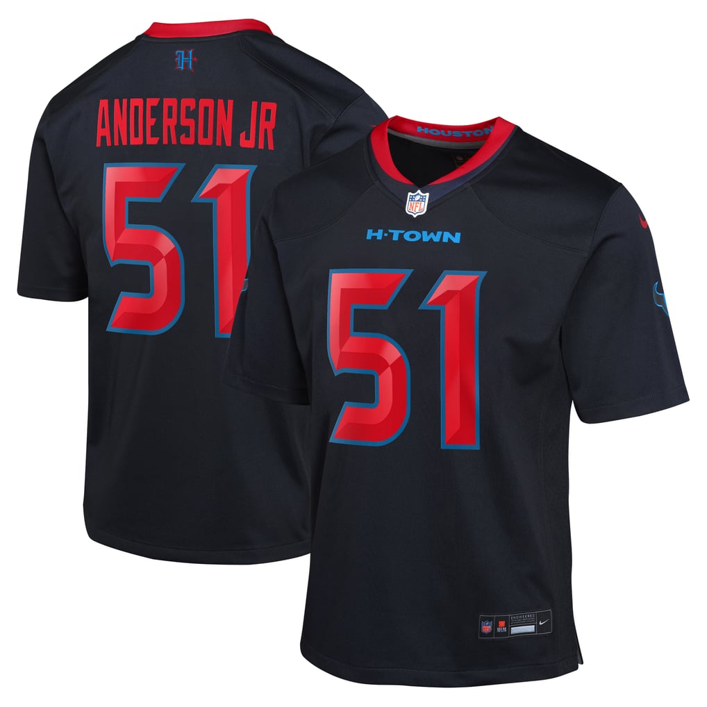 Youth Houston Texans Will Anderson Jr. Navy Game Jersey