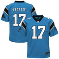 Youth Carolina Panthers Xavier Legette Blue Alternate Game Jersey