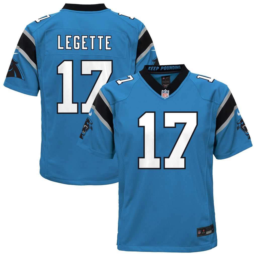 Youth Carolina Panthers Xavier Legette Blue Alternate Game Jersey